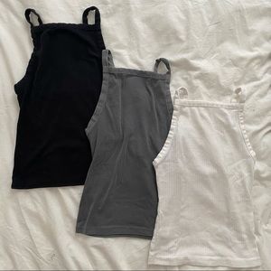 Free people high neck tank - set of 3